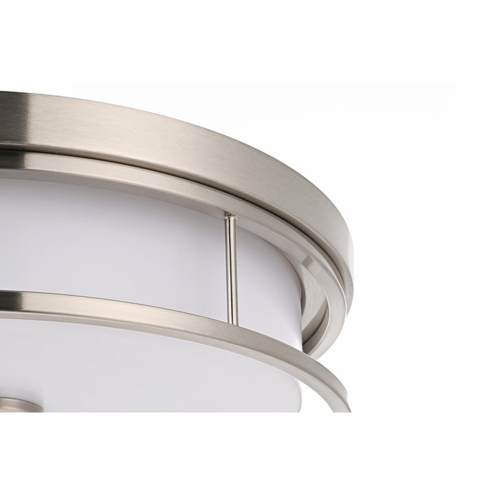 16 Inch Led Flush Mount In Polished Nickel
