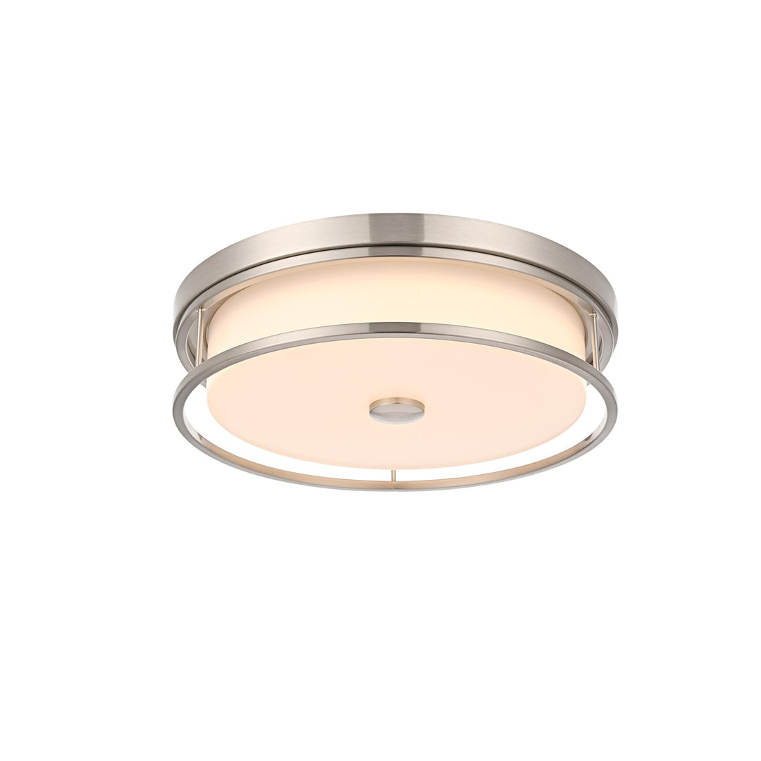 16 Inch Led Flush Mount In Polished Nickel