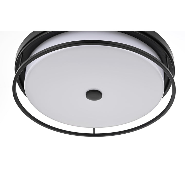 20 Inch Led Flush Mount In Black