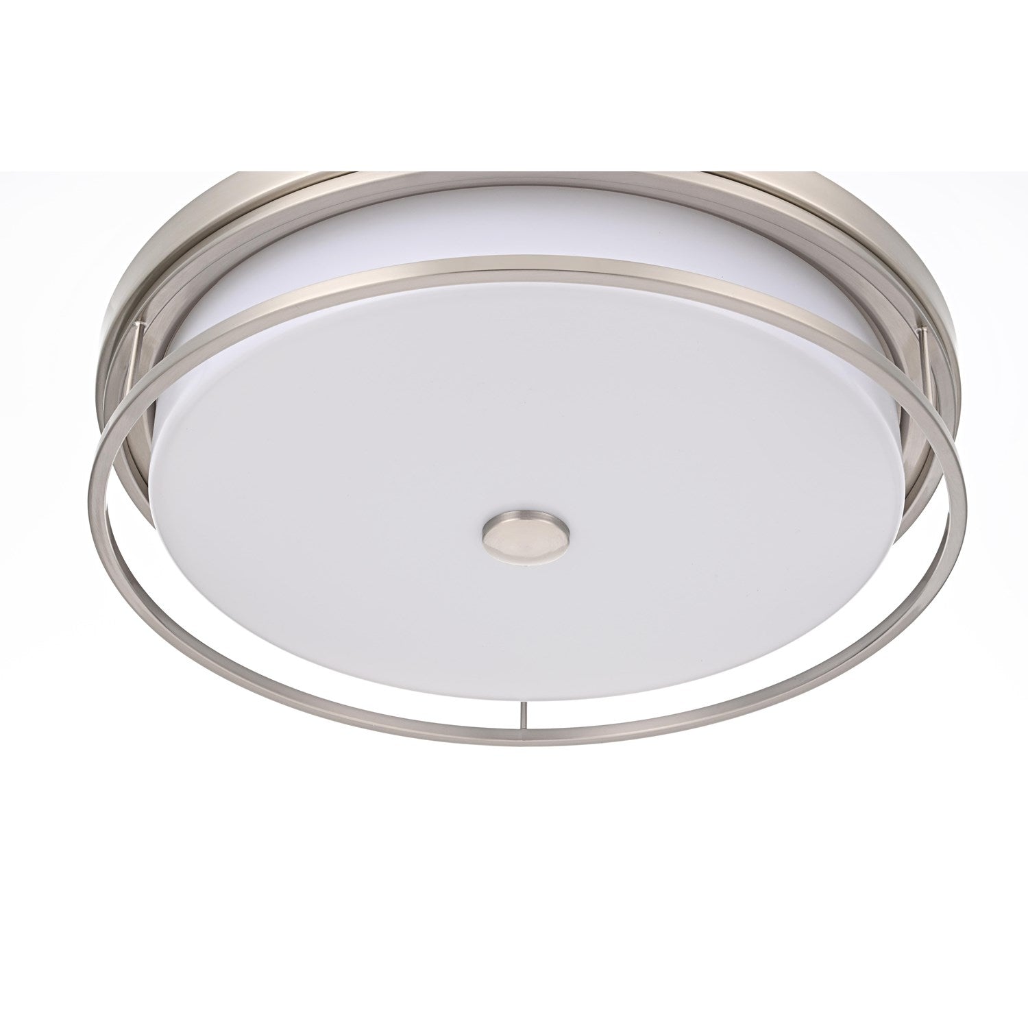 20 Inch Led Flush Mount In Polished Nickel