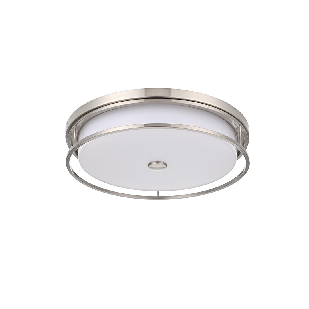 20 Inch Led Flush Mount In Polished Nickel