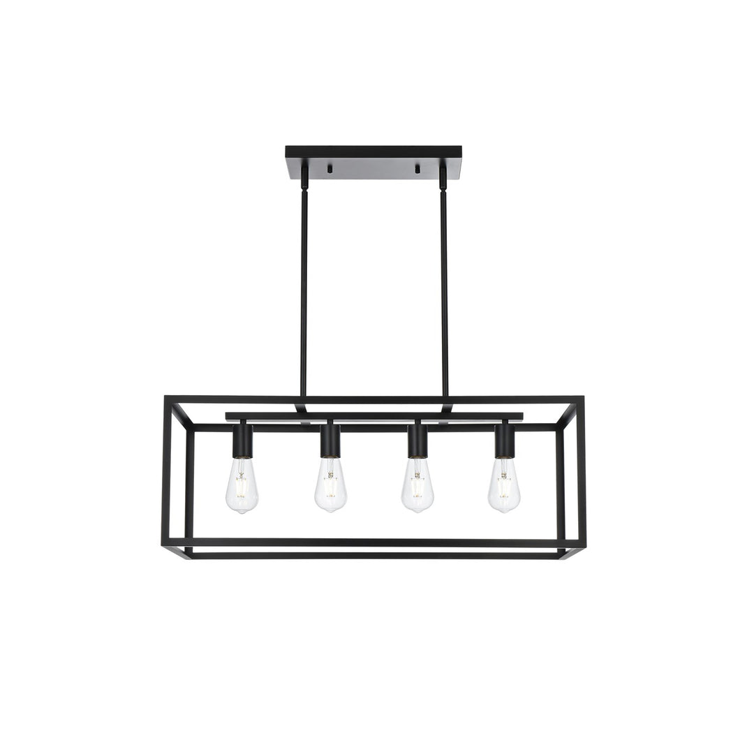 30.5 Inch Pendant In Black by Living District
