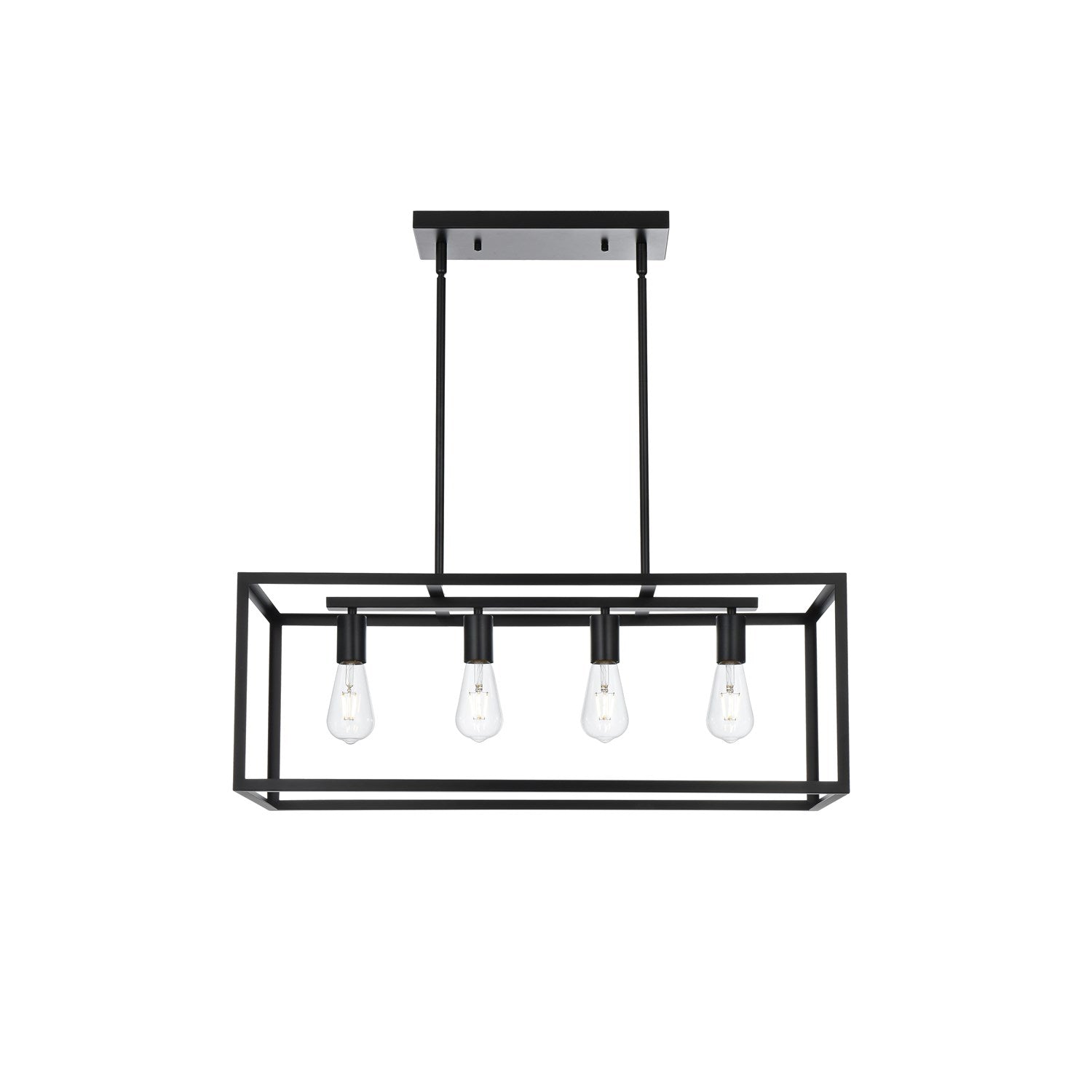 30.5 Inch Pendant In Black by Living District