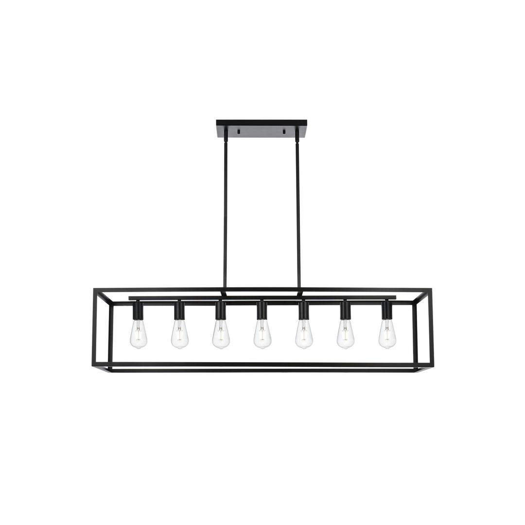 47 Inch Pendant In Black by Living District