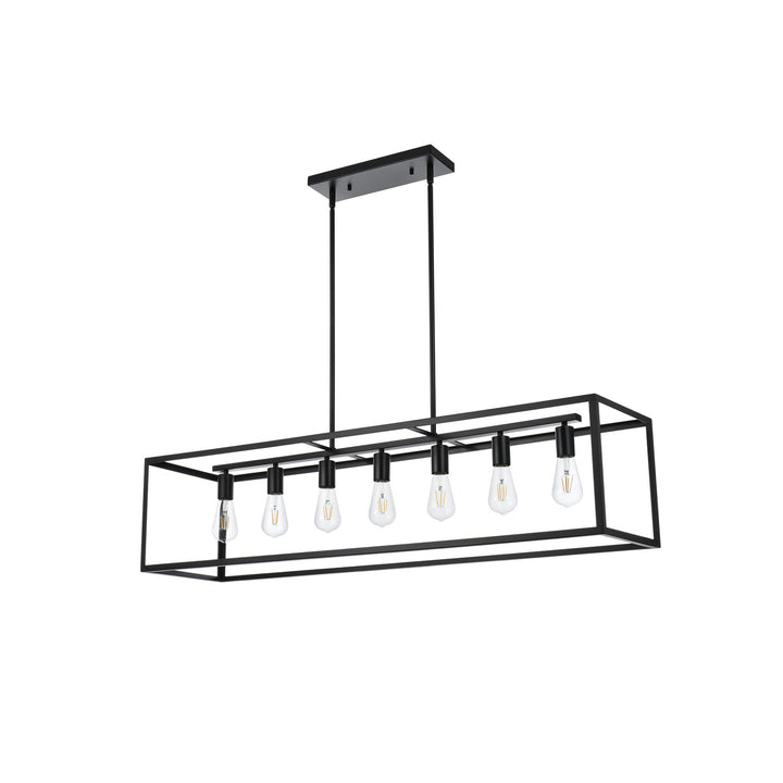 47 Inch Pendant In Black