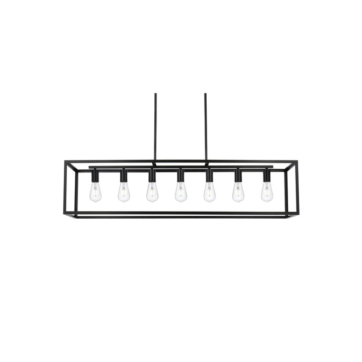 47 Inch Pendant In Black