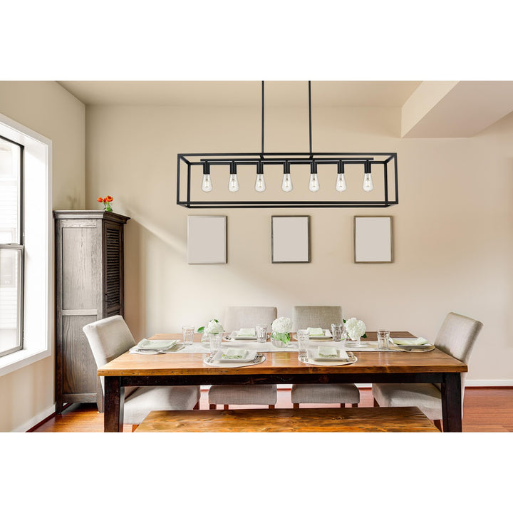 47 Inch Pendant In Black