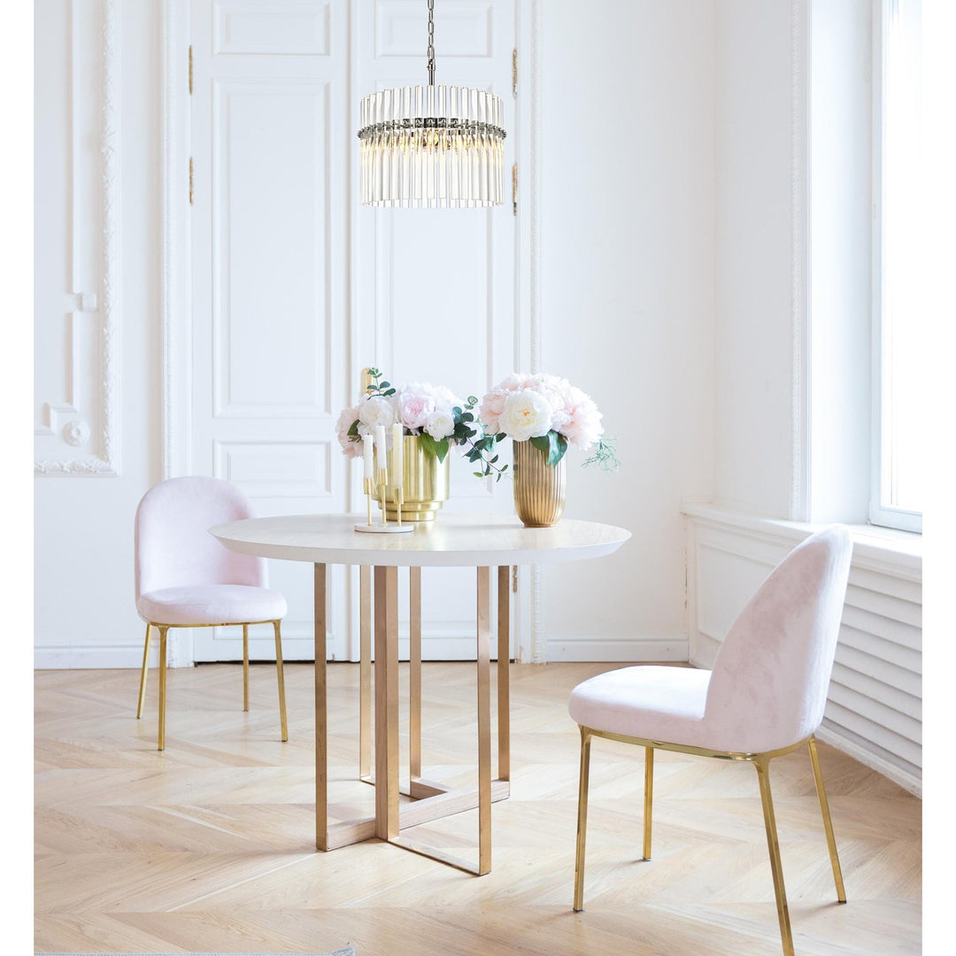 16 Inch Chandelier In Polished Nickel