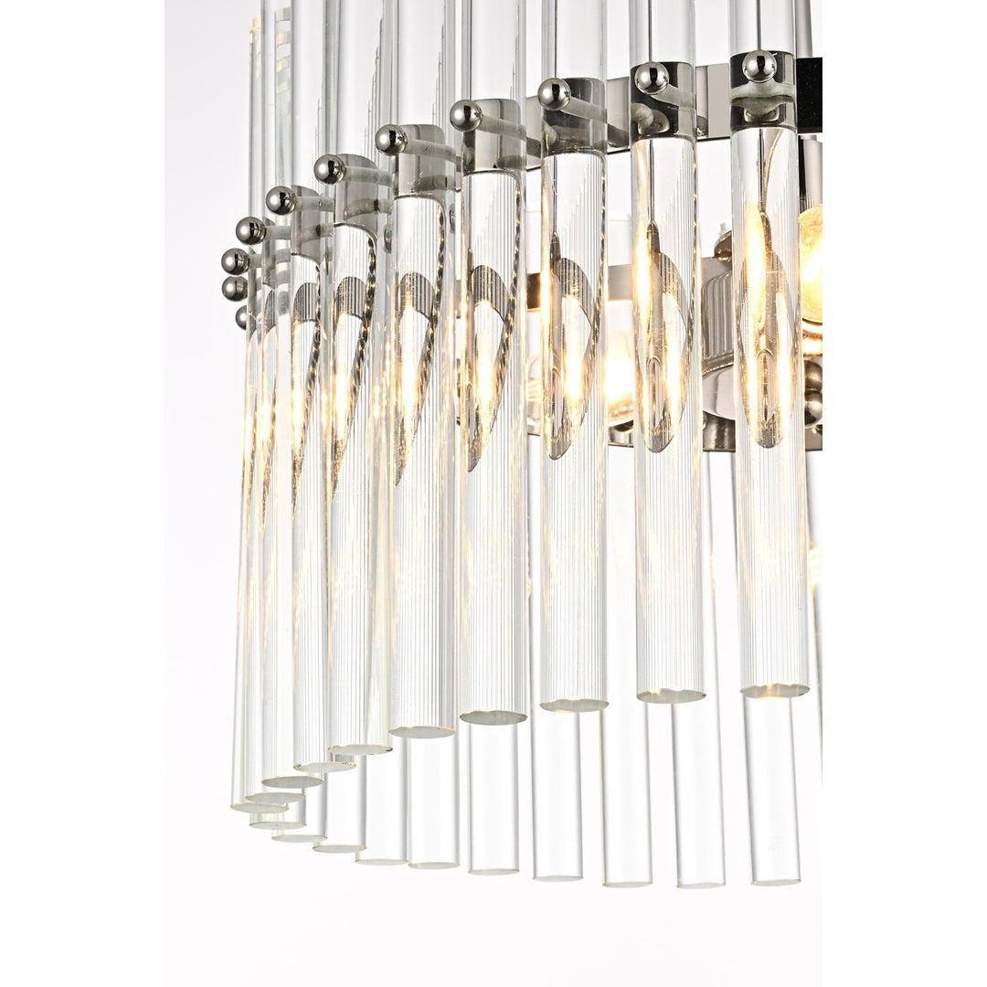 16 Inch Chandelier In Polished Nickel