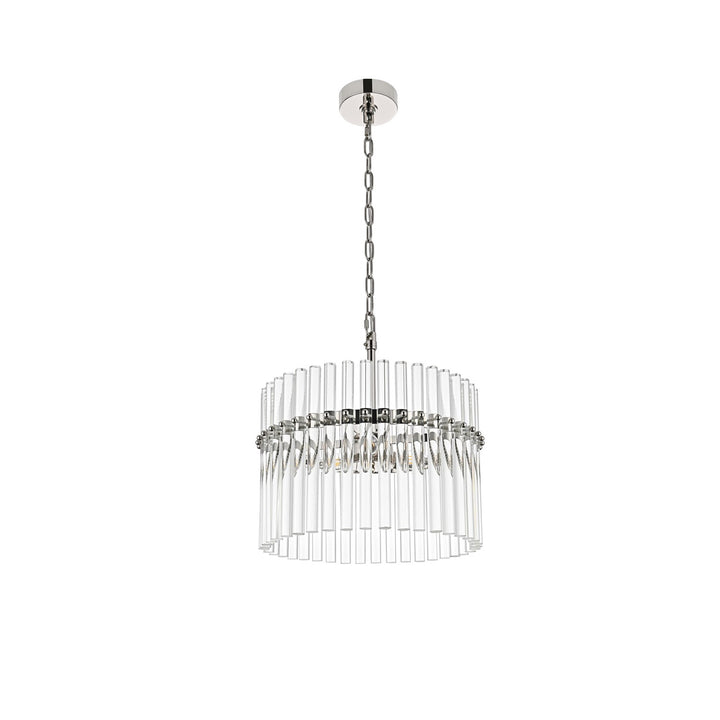 16 Inch Chandelier In Polished Nickel