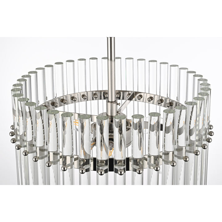 16 Inch Chandelier In Polished Nickel