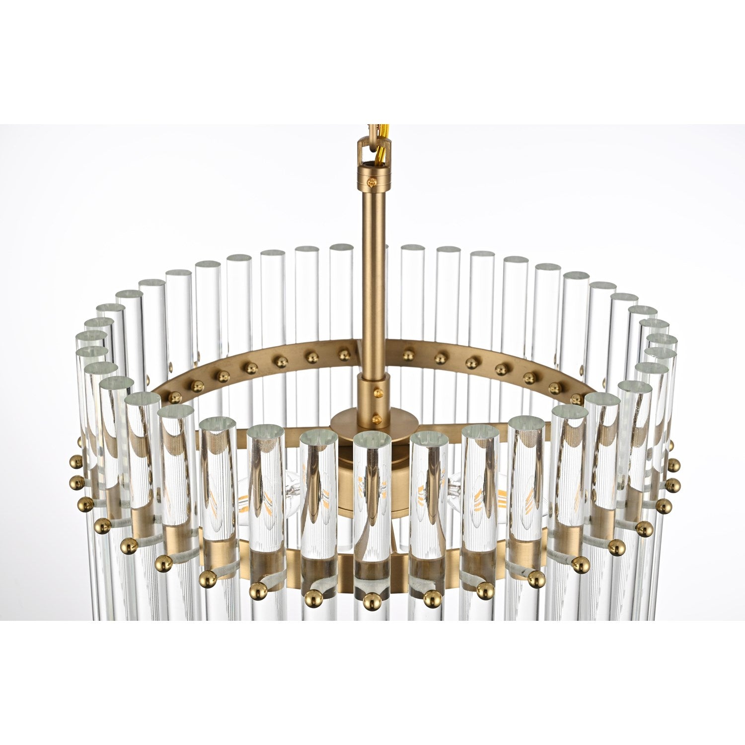 16 Inch Chandelier In Satin Gold