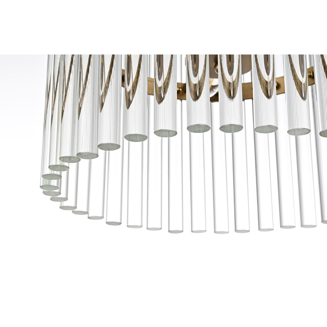 16 Inch Chandelier In Satin Gold