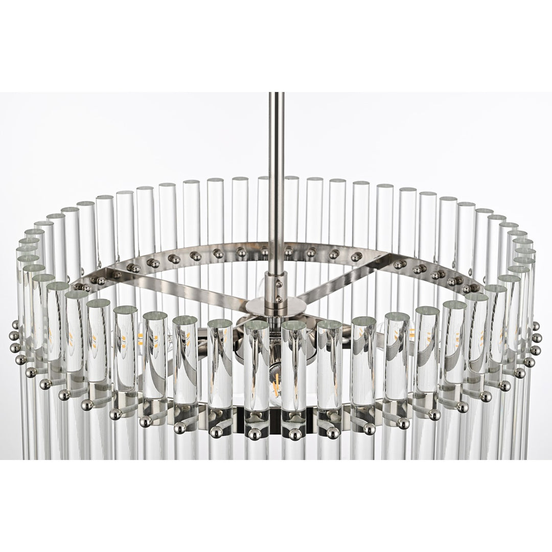 20 Inch Chandelier In Polished Nickel