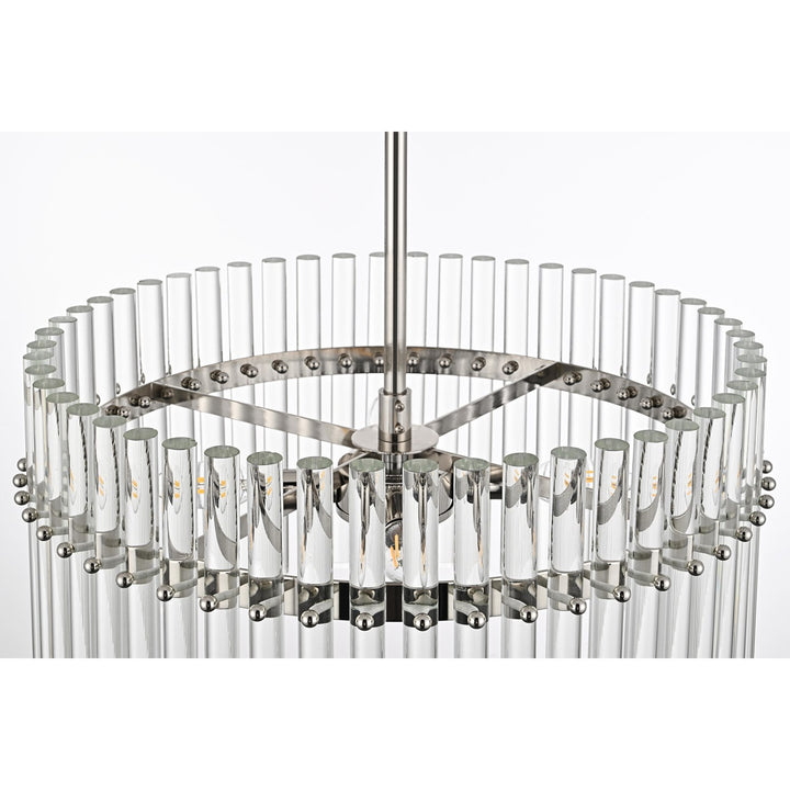 20 Inch Chandelier In Polished Nickel