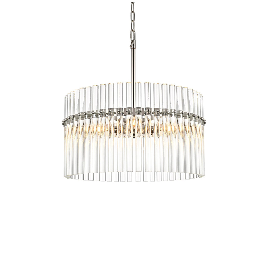 20 Inch Chandelier In Polished Nickel