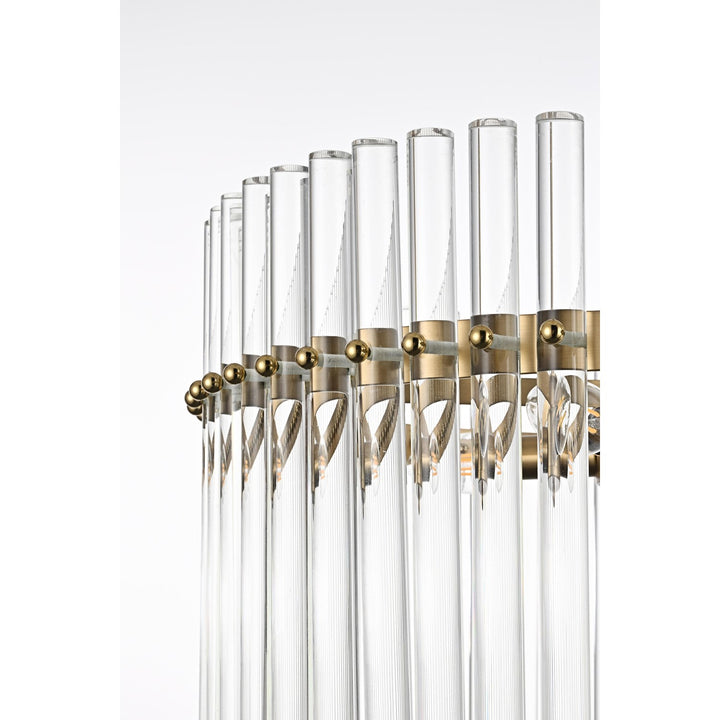 20 Inch Chandelier In Satin Gold