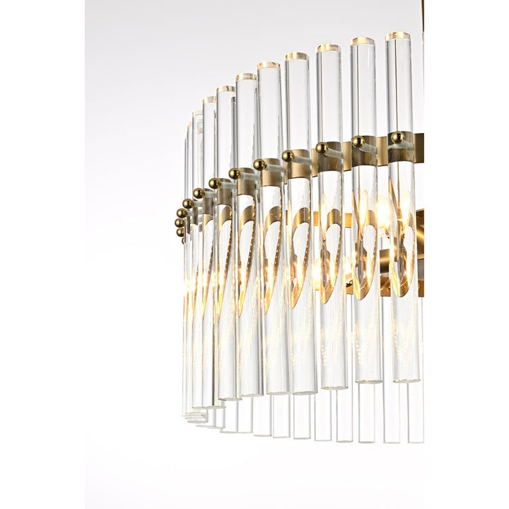 20 Inch Chandelier In Satin Gold