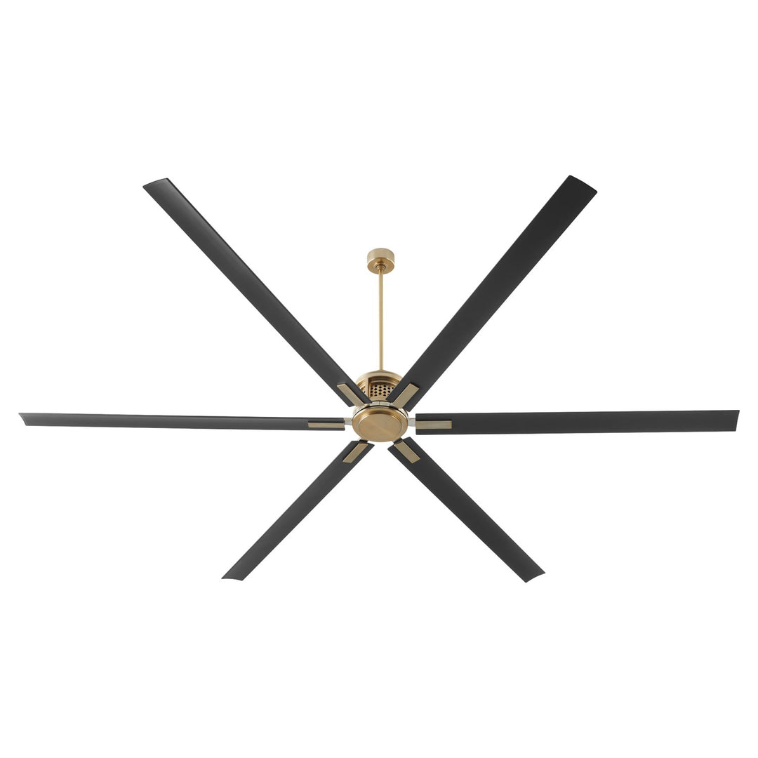 Zeus 120" Fan - Aged Brass by Quorum