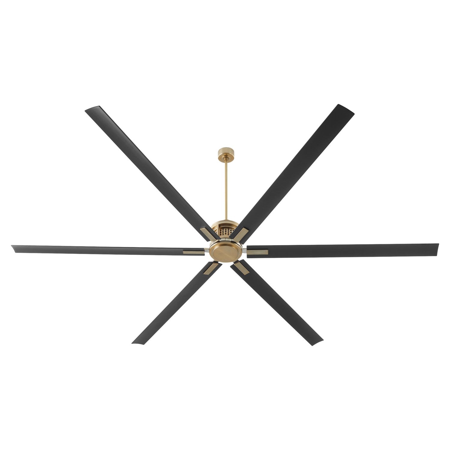 Zeus 120" Fan - Aged Brass by Quorum