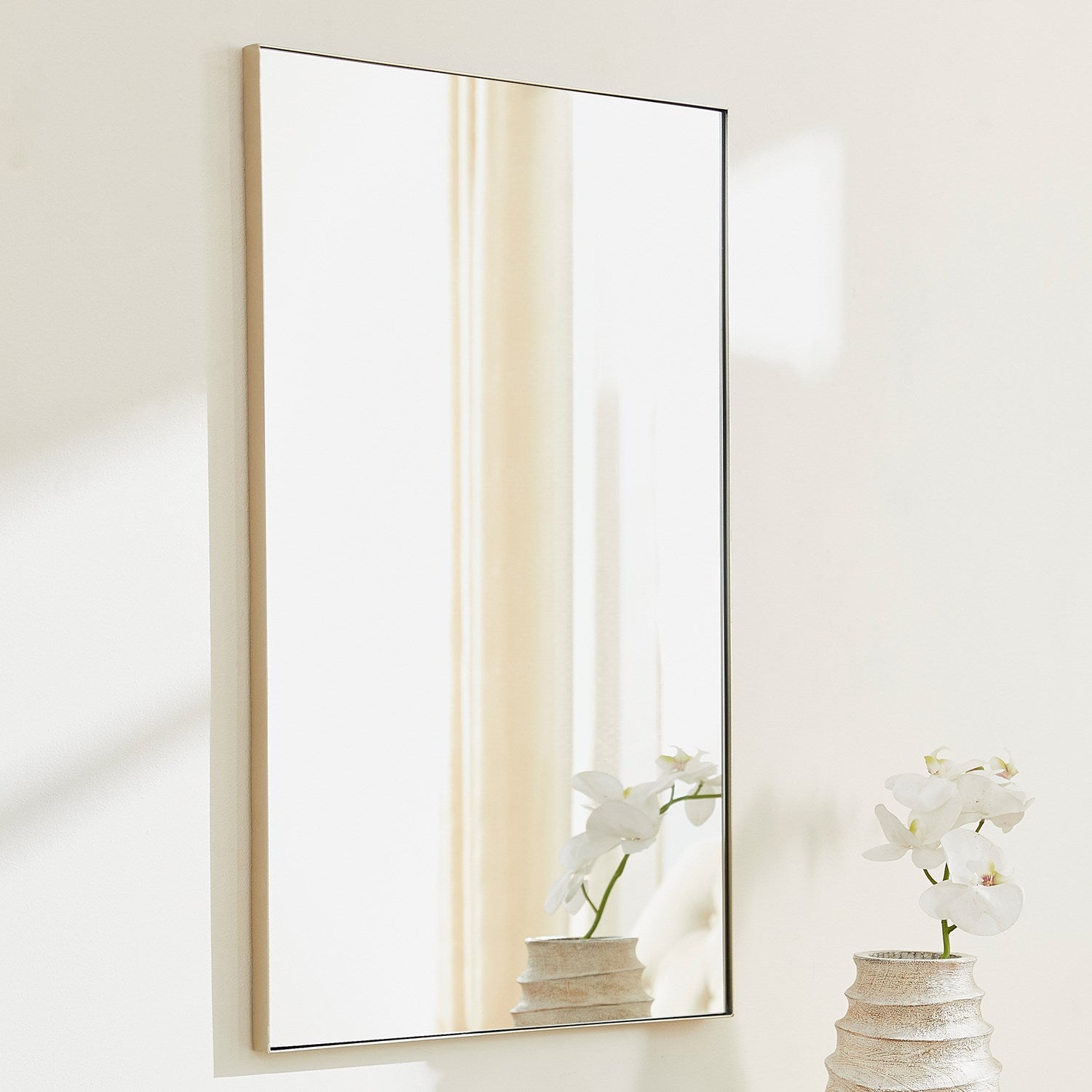 24X36 Rect Mirror - Silver