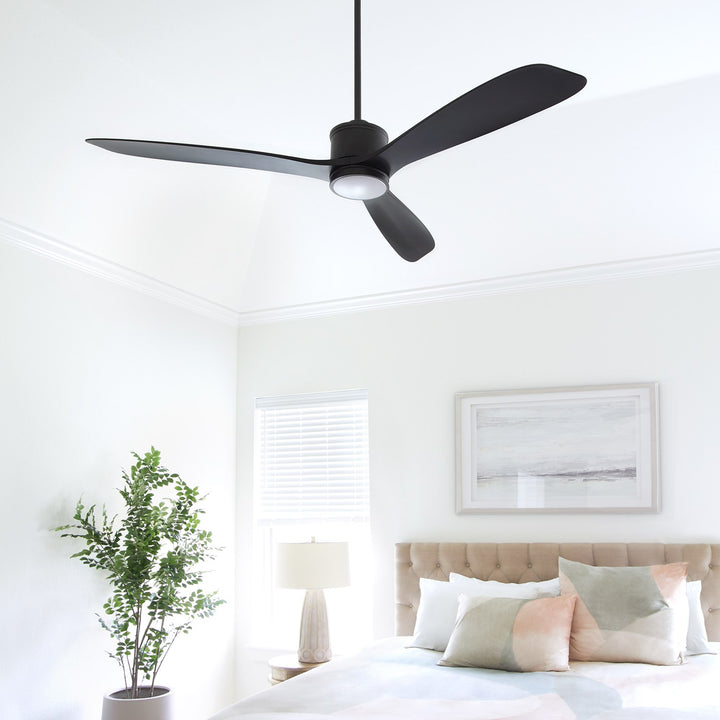 Portland 58" Wet Fan - Matte Black