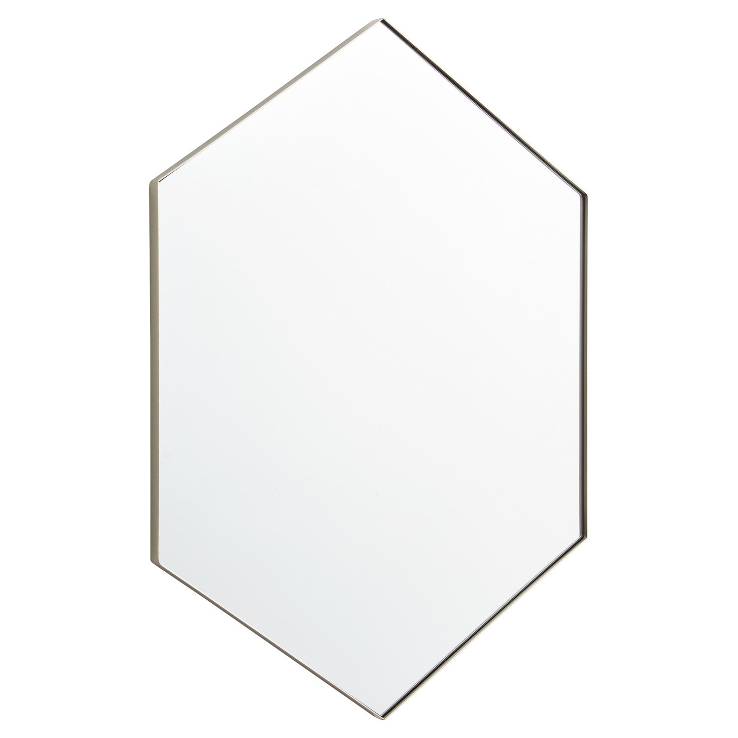 24X34 Hexgn Mirror - Silver by Quorum