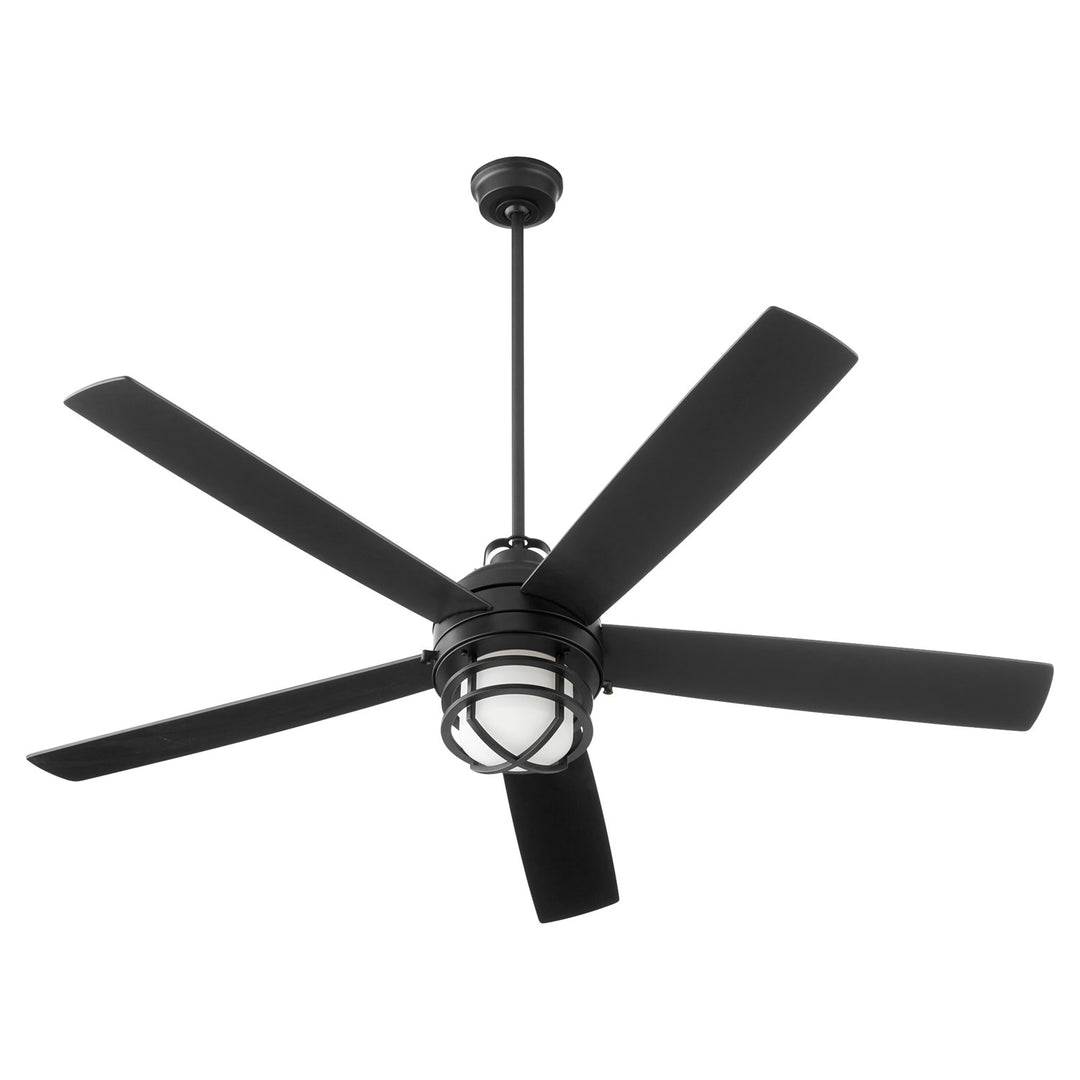 Niles 64" Wet Fan - Matte Black by Quorum