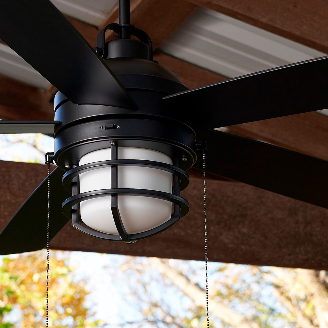 Niles 64" Wet Fan - Matte Black