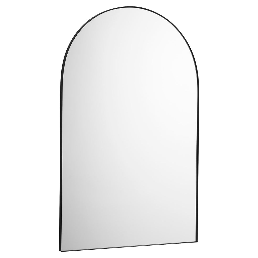 24X38 Arch Mirror - Matte Black by Quorum
