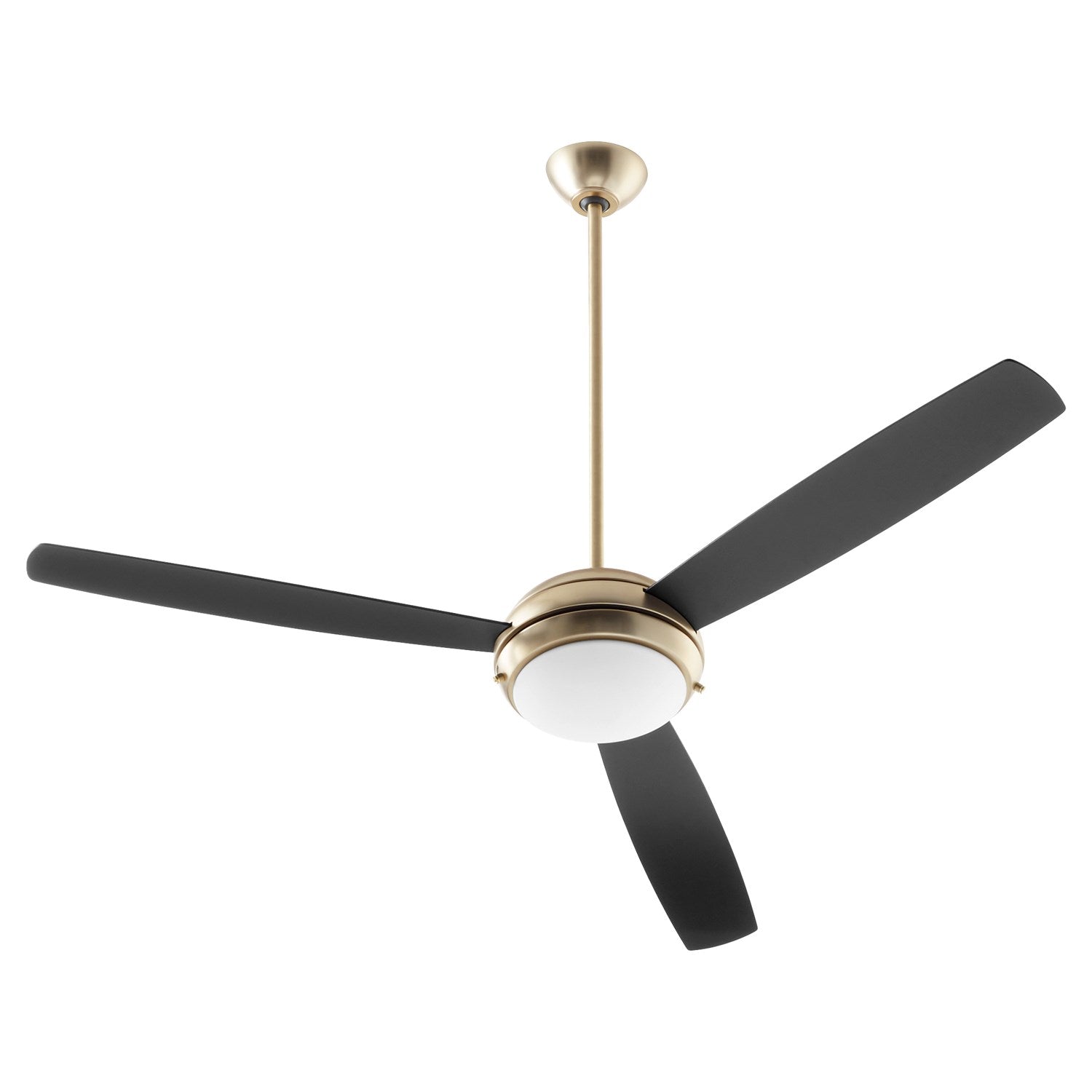 Expo 60" 3Bl Led Fan -Aged Brass by Quorum