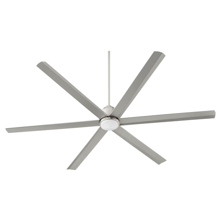 Titus 80Ó 6Bld Fan - Satin Nickel