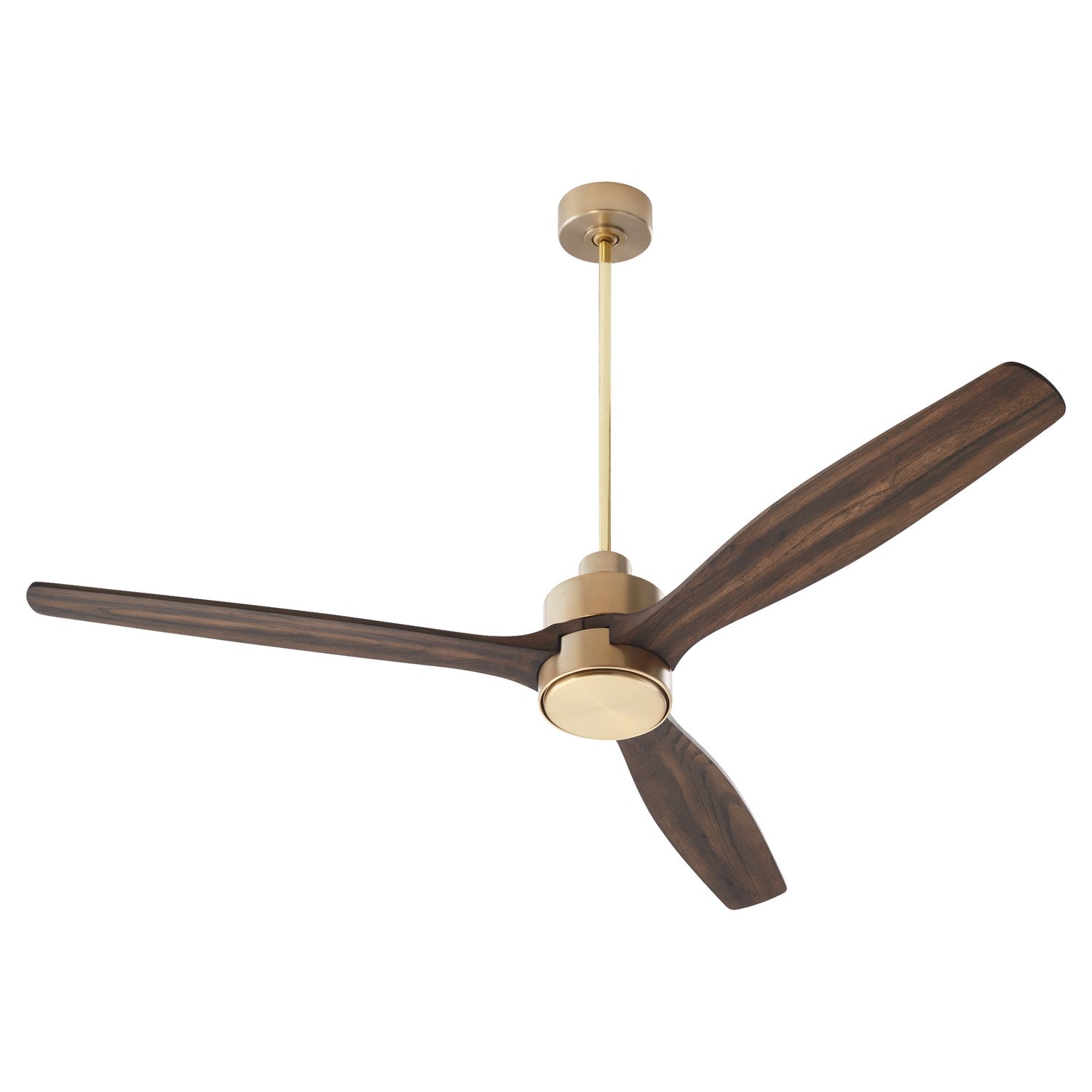 Reni 65" 3 Bl Fan - Aged Brass by Quorum