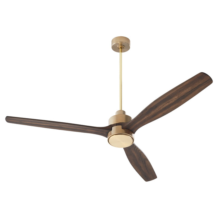 Reni 65" 3 Bl Fan - Aged Brass by Quorum