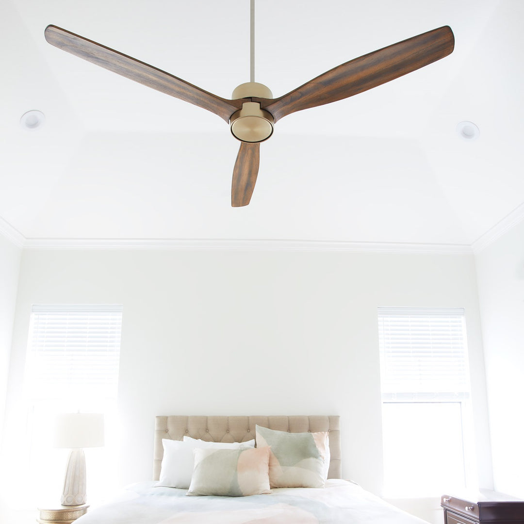 Reni 65" 3 Bl Fan - Aged Brass