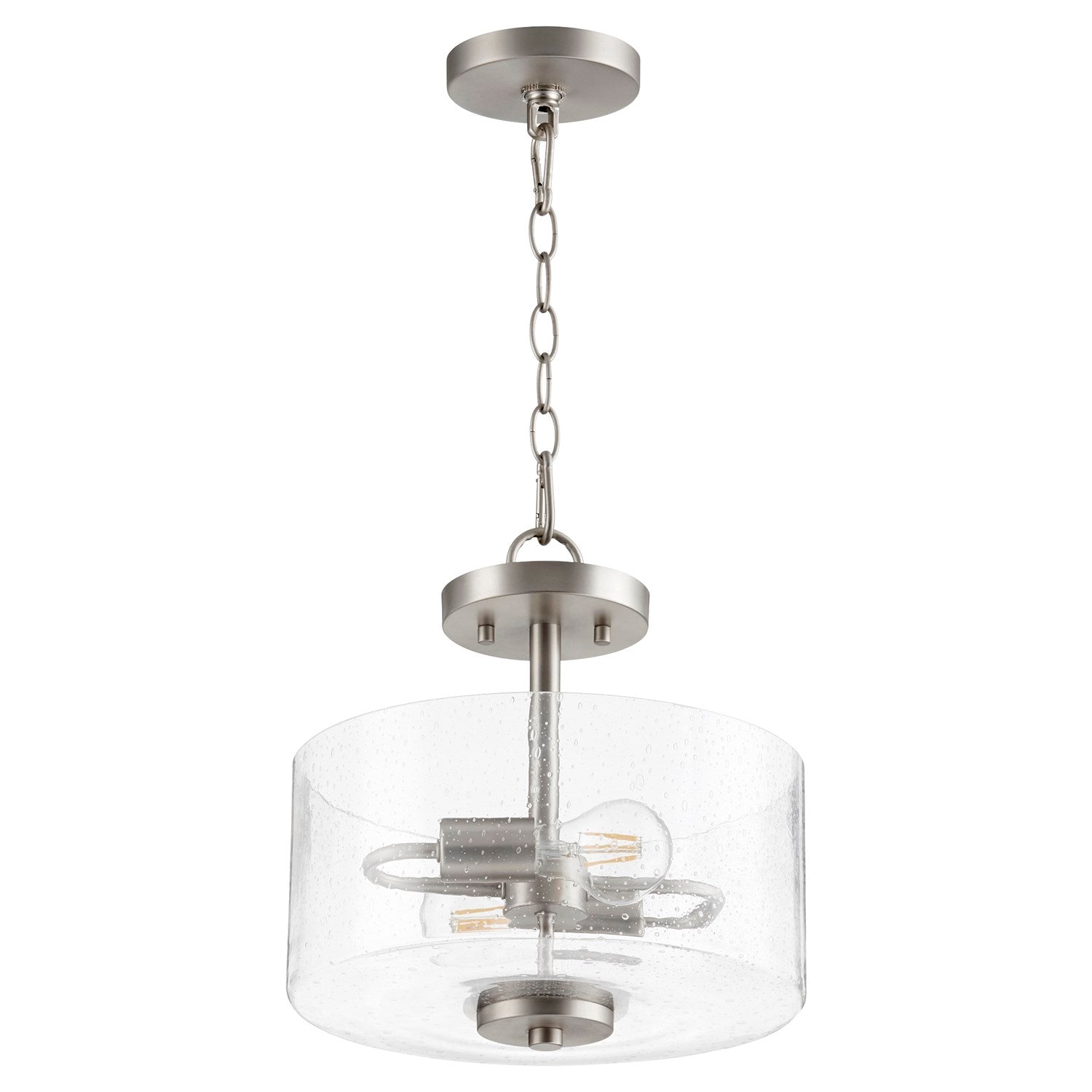 Dakota 2Lt Dual Mt - Satin Nickel by Quorum