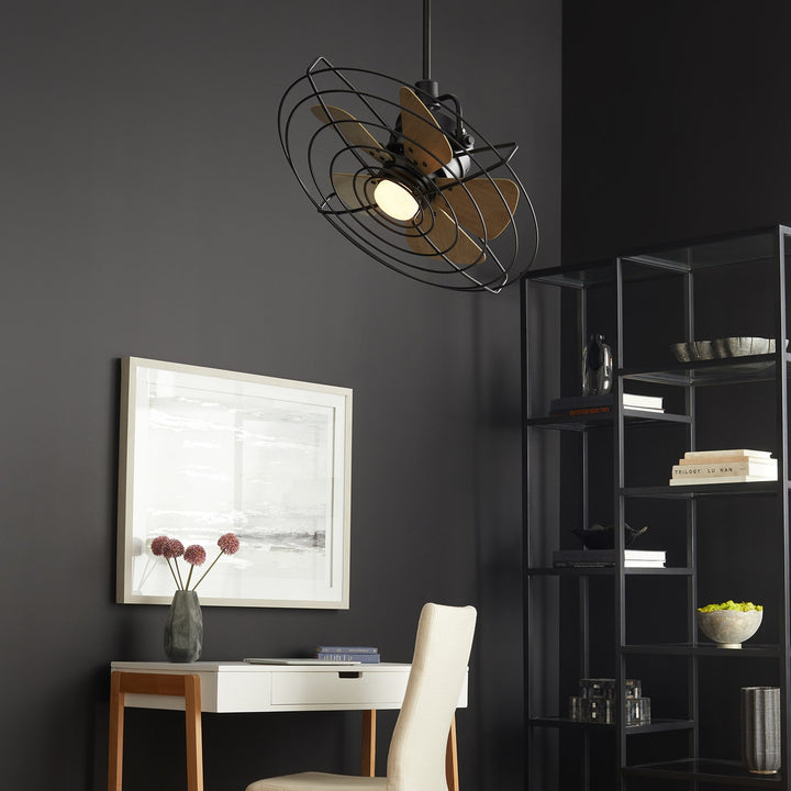 Bandit 24" Damp Fan - Textured Black