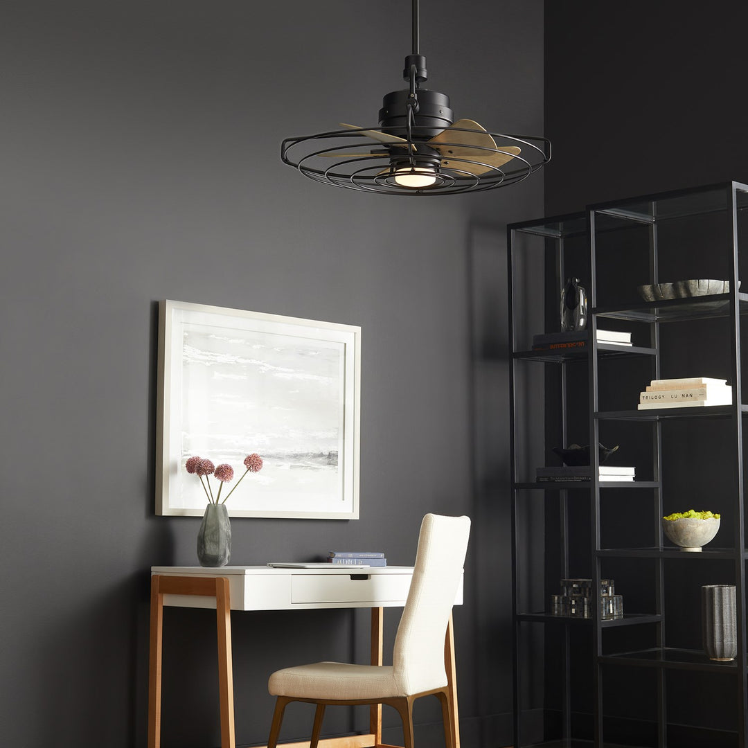 Bandit 24" Damp Fan - Textured Black