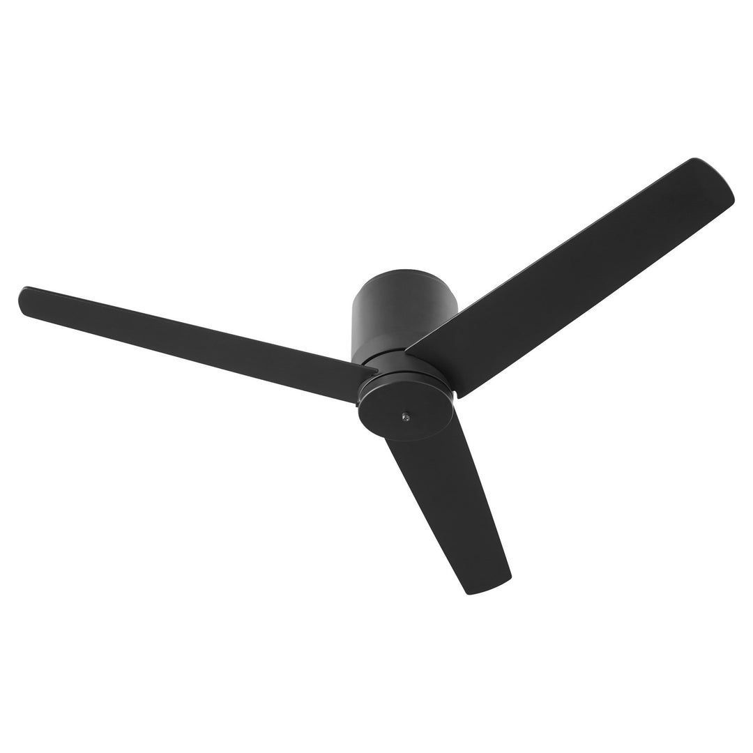 Banzai 52" 3Bld Hugger - Matte Black by Quorum