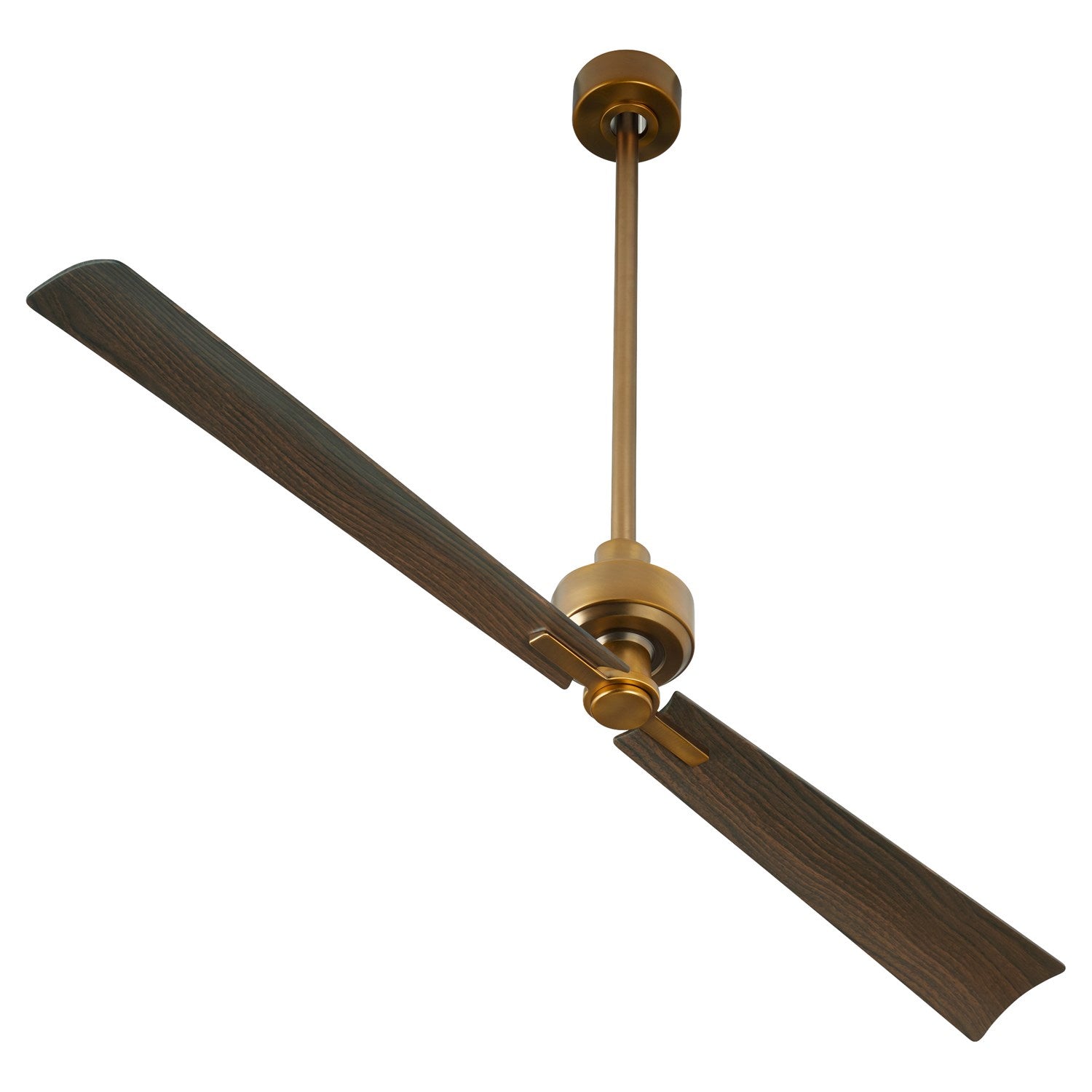 Twain 2Lbd Damp Fan - Brushed Brass by Quorum