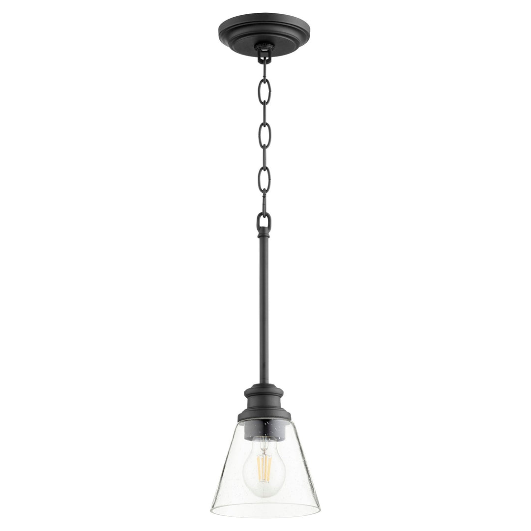 Dunbar 1Lt Pendantd - Textured Black by Quorum