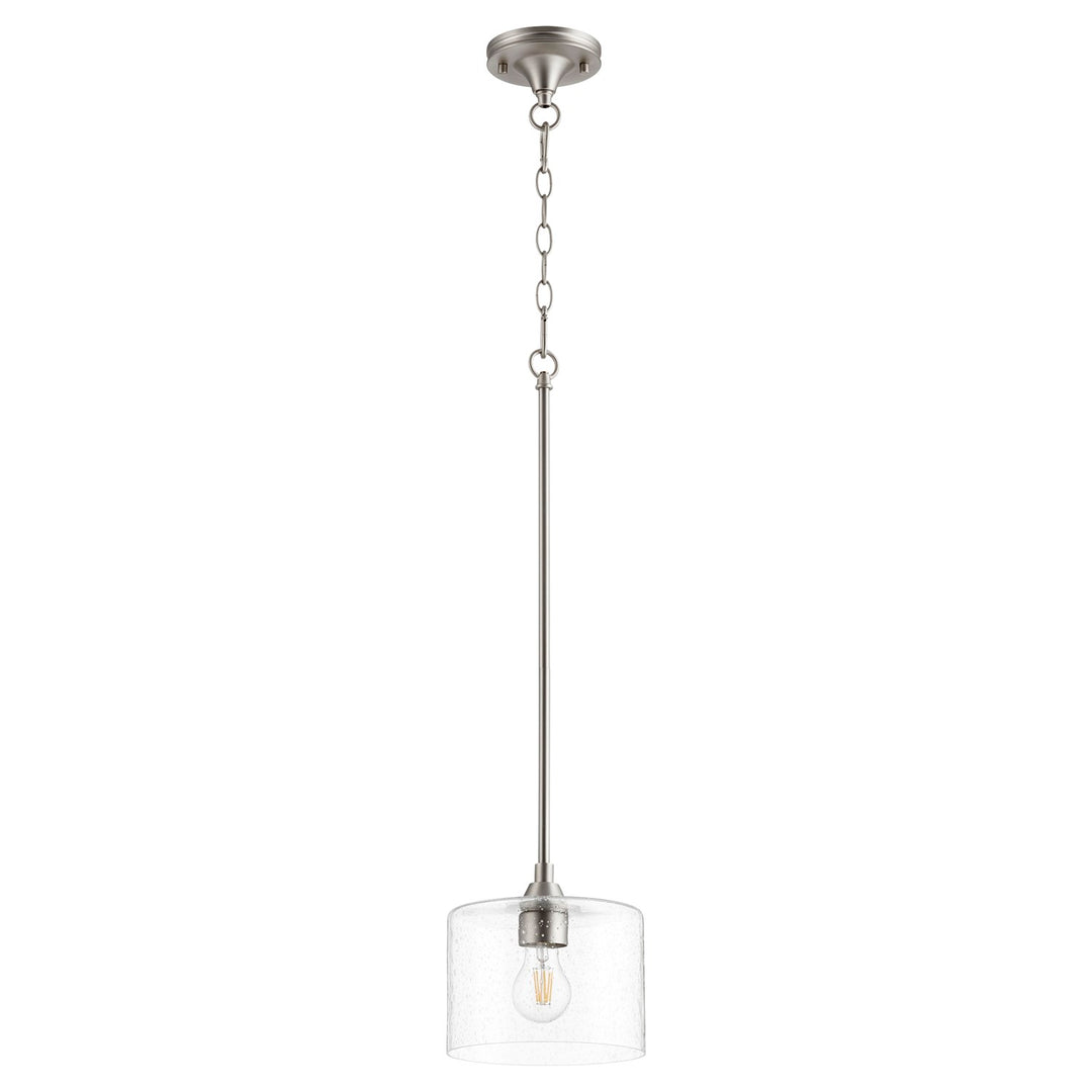 Dakota 1Lt Pendantd - Satin Nickel by Quorum