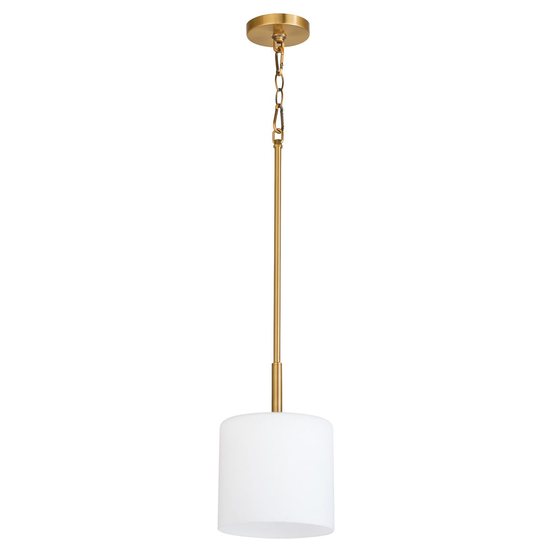 Rutherford 1Lt Pendantdant - Brushed Brass by Quorum
