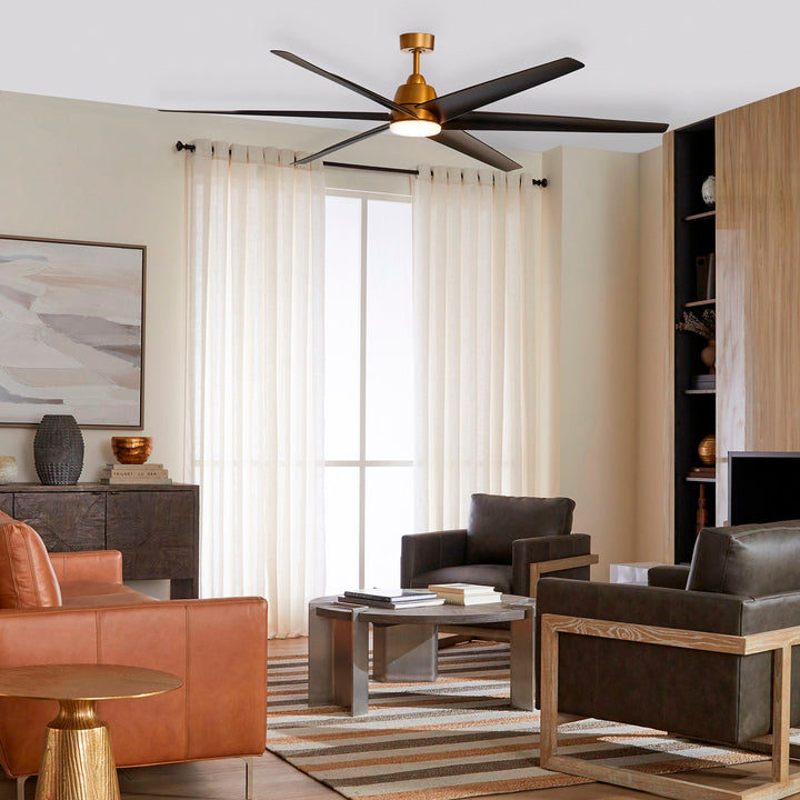 Spree 84Ó Damp Fan - Brushed Brass