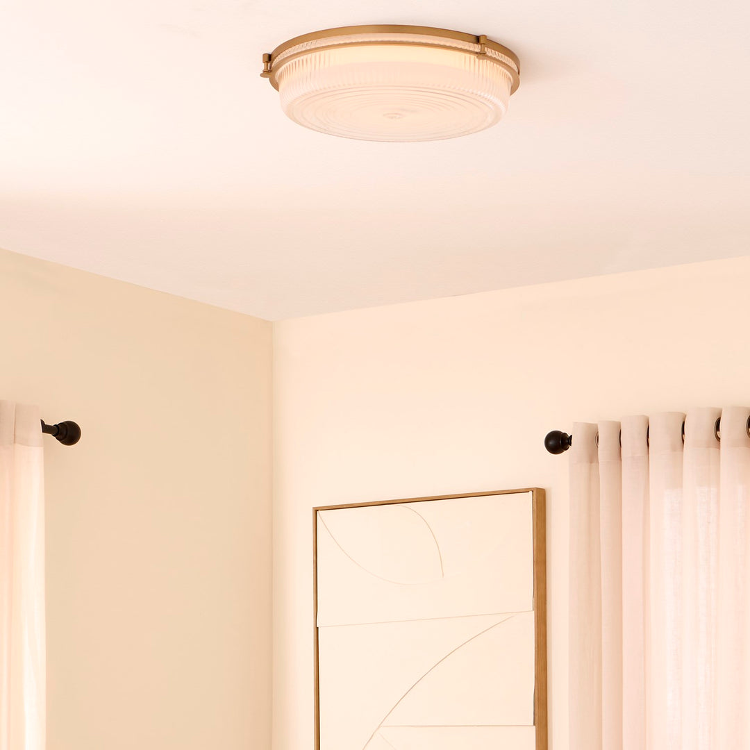 Emory 18" 5Cct Ceiling Mount - Brushed Brass