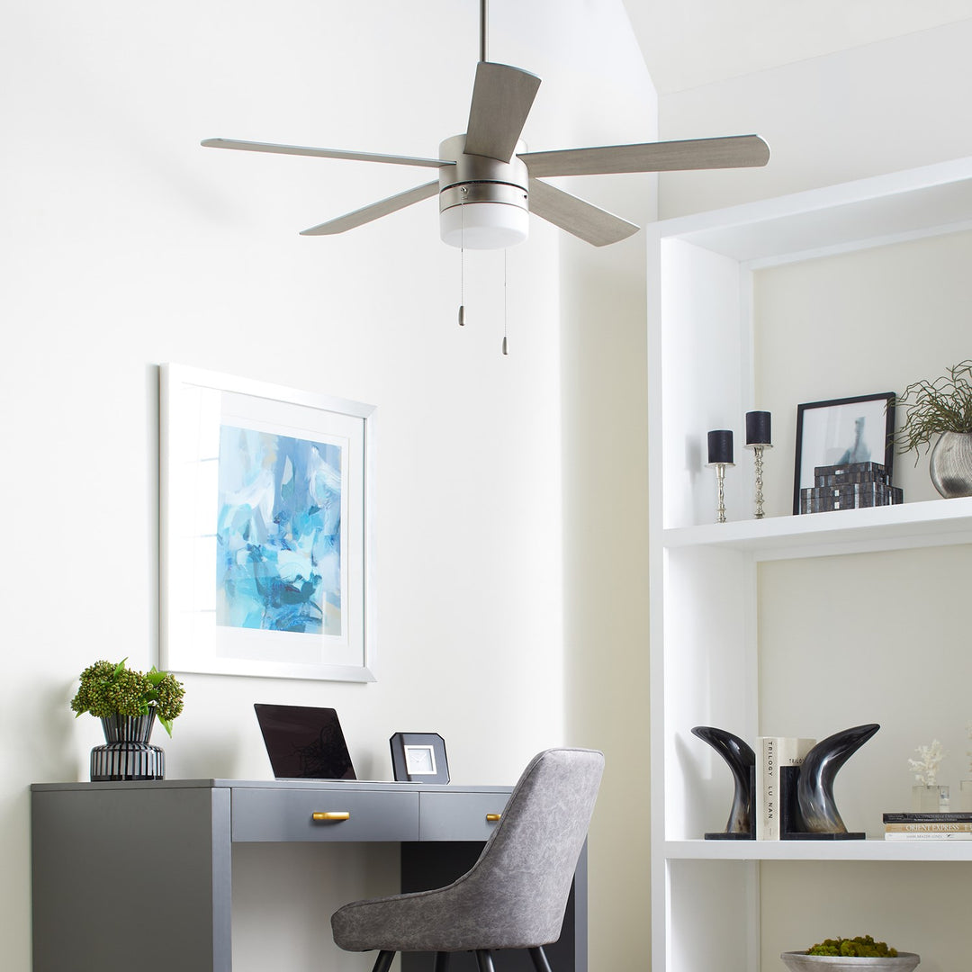 Maxwell 52Ó Led Fan - Satin Nickel