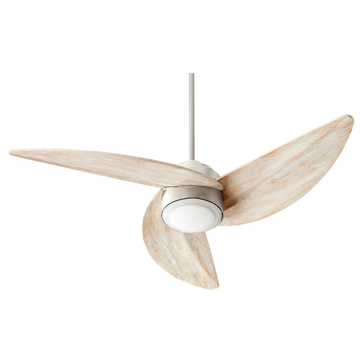 Trinity Fan W/ Led - Satin Nickel by Quorum