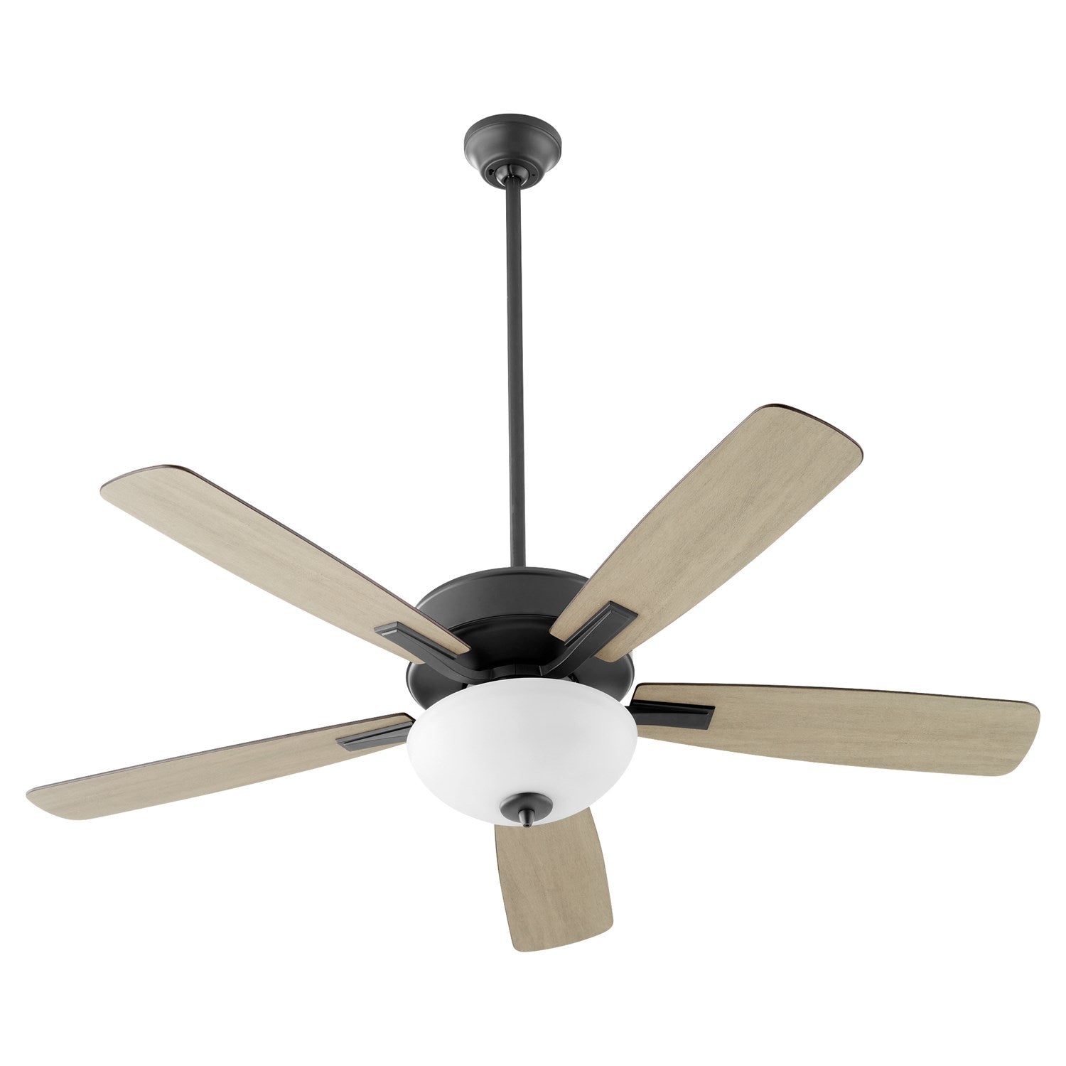 Ovation Satin Nickel Opal Bowl -Matte Black