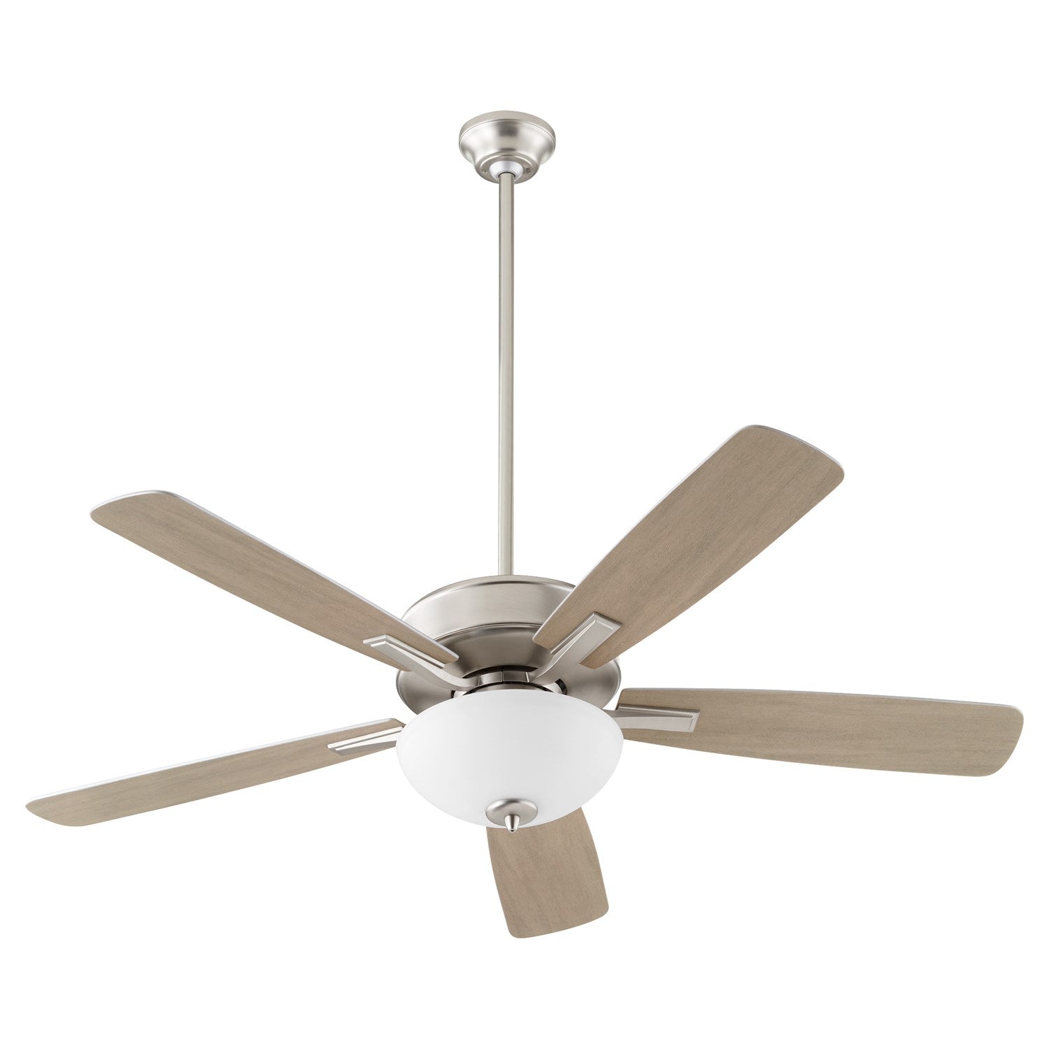 Ovation Satin Nickel Opal Bowl-Satin Nickel by Quorum
