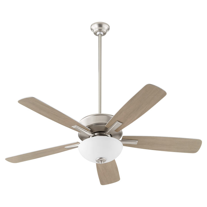 Ovation Satin Nickel Opal Bowl-Satin Nickel by Quorum